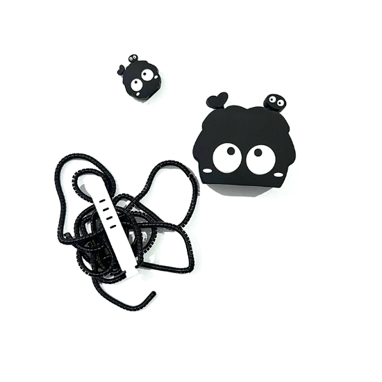 تصویر  محافظ شارژ و کابل 25 وات سلیکونی طرح هپل برای گوشی سامسونگ