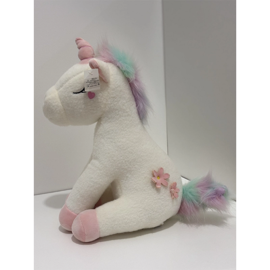 تصویر  عروسک یونیکورن تک‌شاخ پولیشی ۴۰ سانتی‌متری