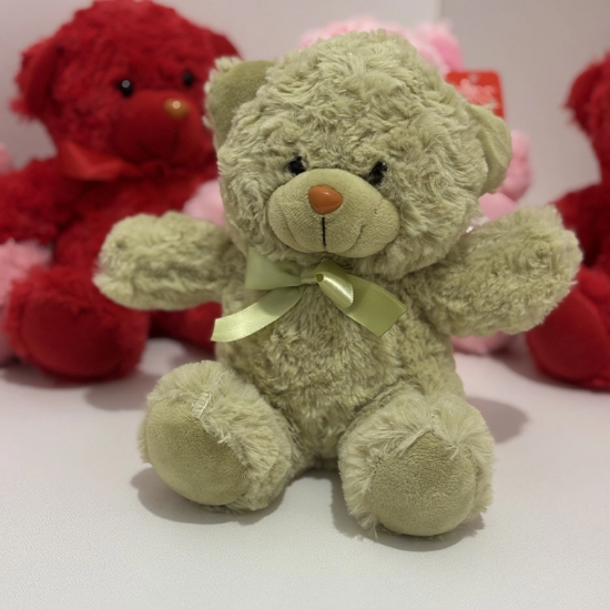تصویر  عروسک خرس تدی راس مخملی ۲۵ سانتی‌متری
