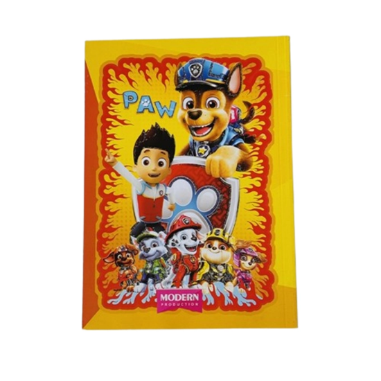 تصویر  دفتر مشق ۵۰ برگ ته‌چسب مدرن | برگه سفید با کیفیت