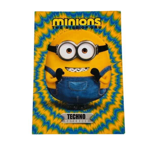 تصویر  دفتر نقاشی ۵۰ برگ ته‌چسب تکنو | برگه سفید و مقاوم برای طراحی