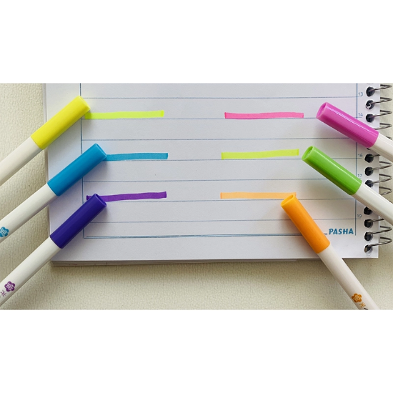 تصویر  هایلایتر 6 عددی پاستلی برند CHOSCH