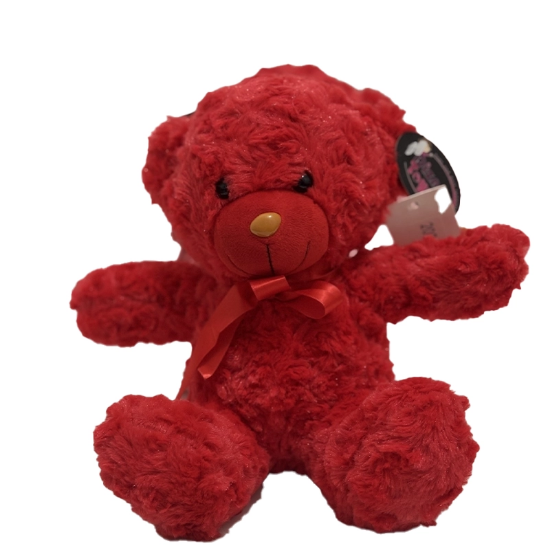 تصویر  عروسک خرس تدی راس مخملی ۳۰ سانتی‌متری