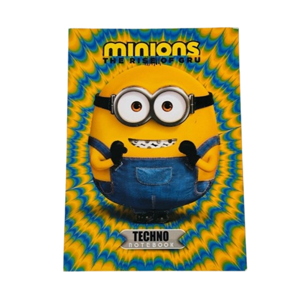 تصویر  دفتر مشق ۵۰ برگ ته‌چسب تکنو | برگه سفید و مقاوم