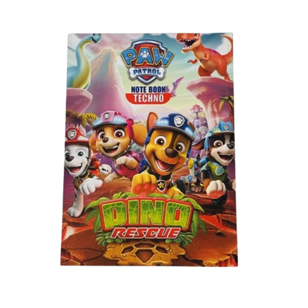 تصویر  دفتر نقاشی ۵۰ برگ ته‌چسب تکنو | برگه سفید و مقاوم برای طراحی