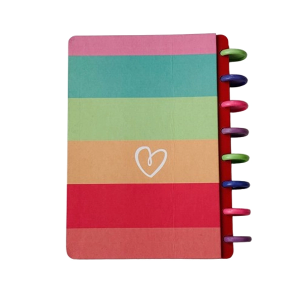 تصویر  دفتر دکمه‌ای ۱۰۰ برگ سویل | برگه جداشونده و قابل تعویض