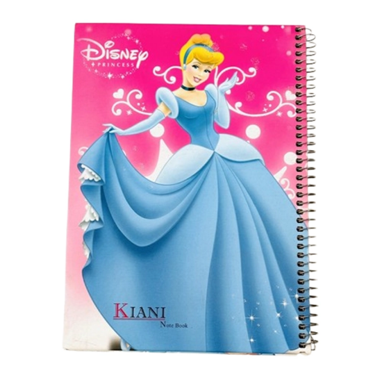 تصویر  دفتر مشق ۱۰۰ برگ جلد سخت کیانی | مقاوم و با برگه سفید با کیفیت