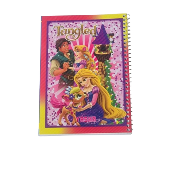 تصویر  دفتر مشق سیمی 100 برگ برند یاشا