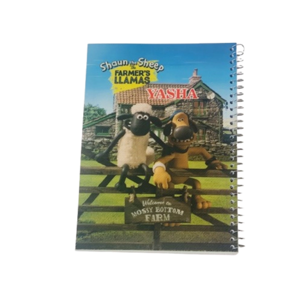 تصویر  دفتر مشق سیمی 100 برگ برند یاشا