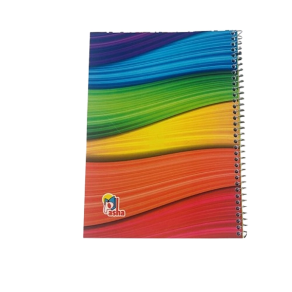 تصویر  دفتر مشق سیمی 50 برگ برند پاشا