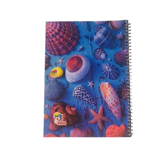 تصویر  دفتر مشق سیمی 50 برگ برند پاشا