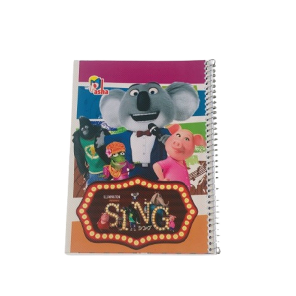 تصویر  دفتر مشق سیمی 50 برگ برند پاشا