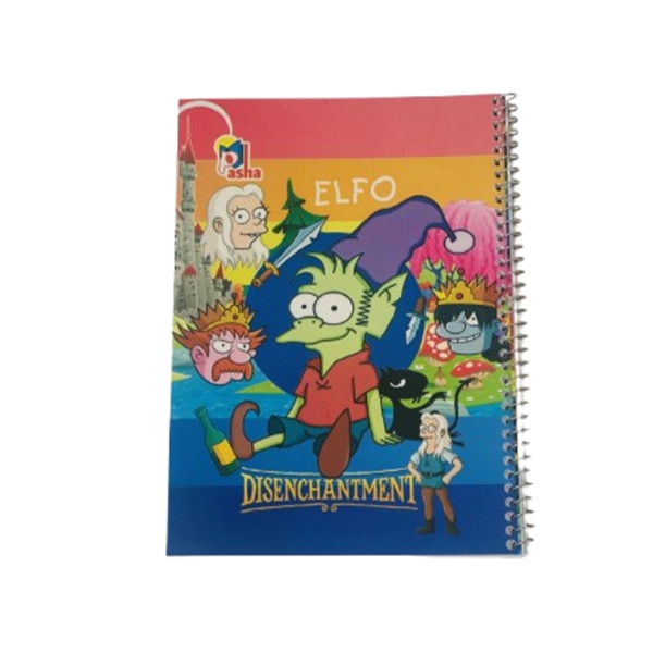 تصویر  دفتر مشق سیمی 50 برگ برند پاشا