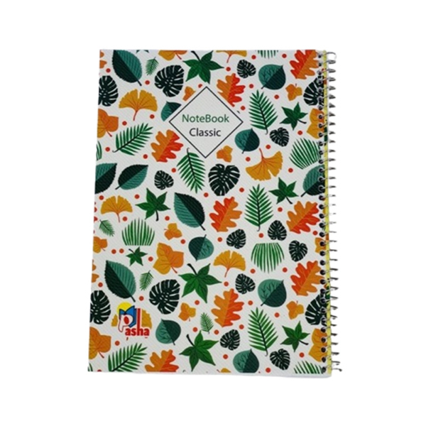 تصویر  دفتر مشق سیمی 80 برگ برند پاشا