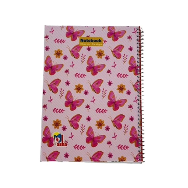 تصویر  دفتر مشق سیمی 80 برگ برند پاشا