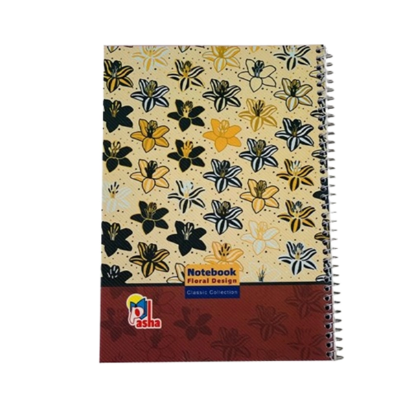 تصویر  دفتر مشق سیمی 80 برگ برند پاشا