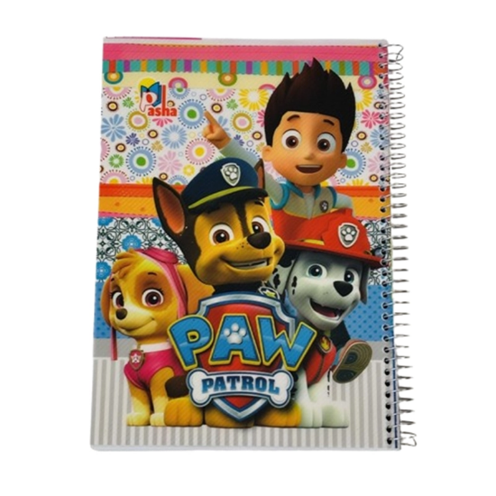 تصویر  دفتر مشق سیمی 100 برگ برند پاشا