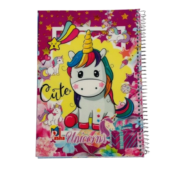 تصویر  دفتر مشق سیمی 100 برگ برند پاشا