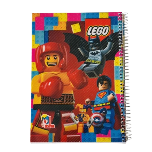 تصویر  دفتر مشق سیمی 100 برگ برند پاشا