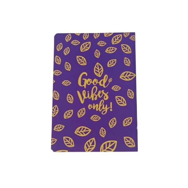 تصویر  دفتر خطی طلاکوب 50 برگ ته چسب برند سویل