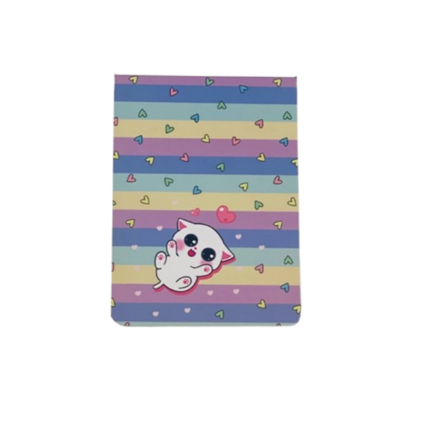 تصویر  دفترچه خطی پرفراژ دورنگ 100 برگ برند سویل