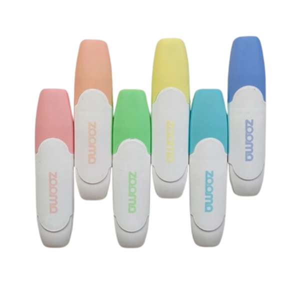 تصویر  هایلایتر پاستلی برند زوما مدل Good 6 عددی طرح 1