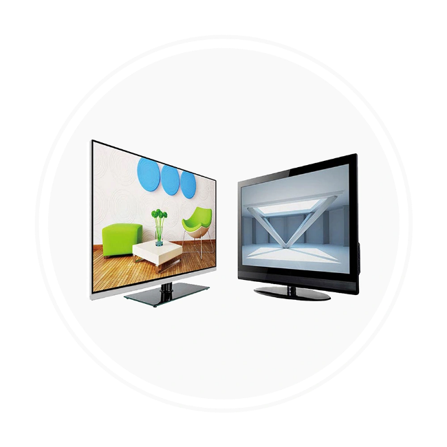 تصویر برای دسته  تلویزیون های LED و LCD