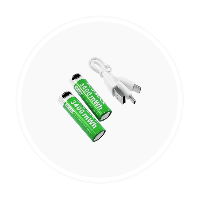 تصویر برای دسته  باتری های قابل شارژ