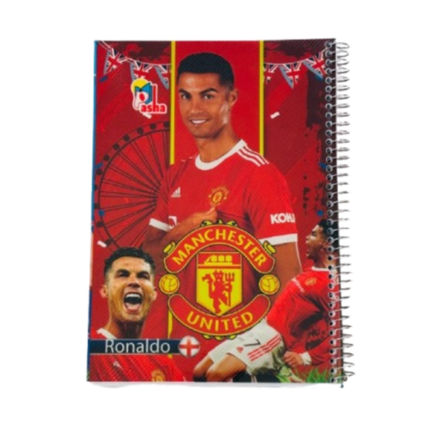 تصویر  دفتر مشق سیمی 100 برگ برند پاشا