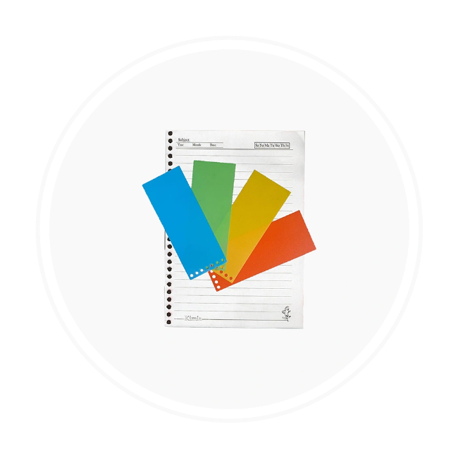 تصویر برای دسته  برگه کلاسور