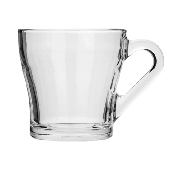 تصویر  فنجان مدل کروم بلور بسته 6 عددی