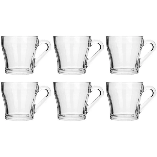 تصویر  فنجان مدل کروم بلور بسته 6 عددی