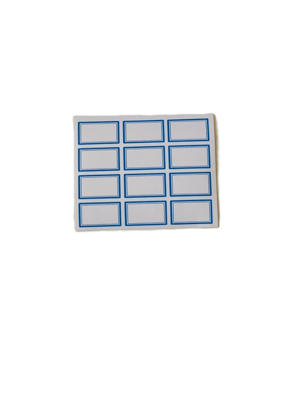 تصویر  برچسب اسم ساده دور آبی طرح 1