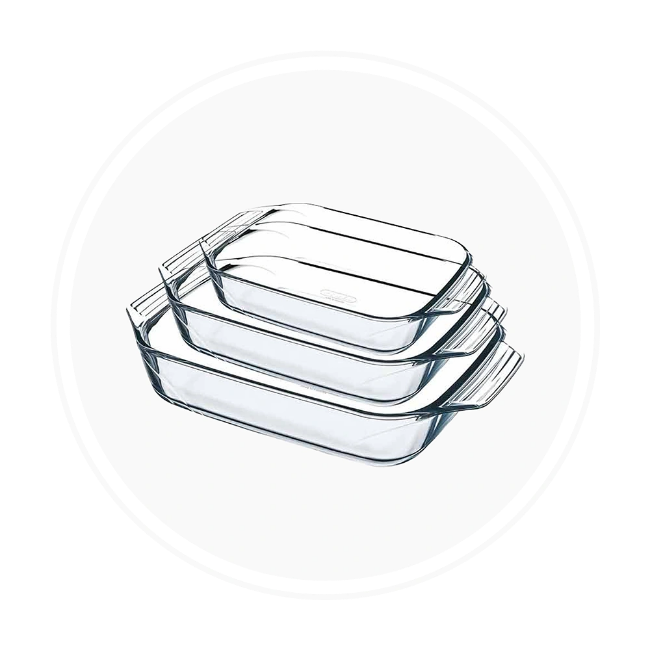 تصویر برای دسته  ظرف پیرکس