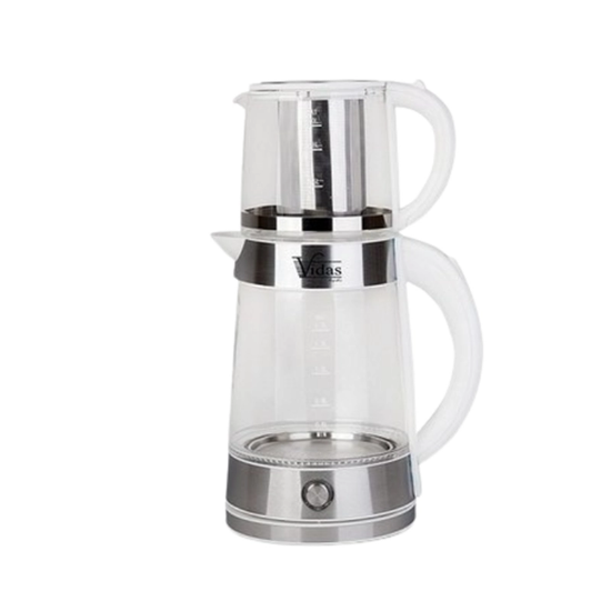 تصویر  چای ساز ویداس مدل VIR-2079  رنگ سفید
