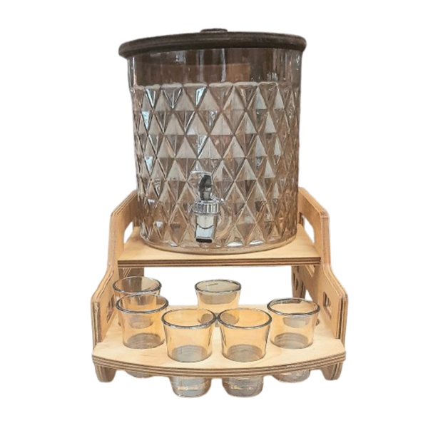 تصویر  کلمن شربت خوری کالسکه ای 4 لیتری