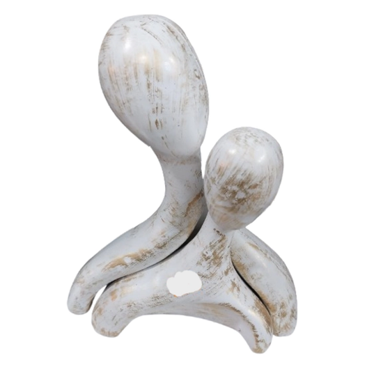 تصویر  مجسمه زن و مرد پلی استر مجموعه ۲ عددی