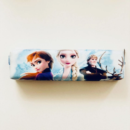 تصویر  جامدادی مخمل تک زیپ فانتزی