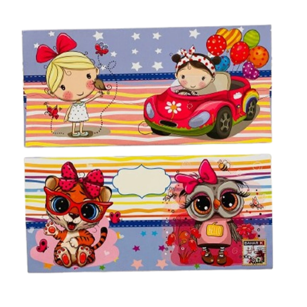 تصویر  پاکت پول طرح دار فانتزی طرح 13