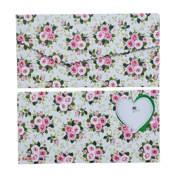 تصویر  پاکت پول طرح دار اکلیلی طرح 2