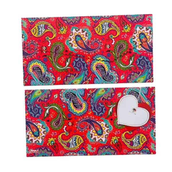 تصویر  پاکت پول طرح دار اکلیلی طرح 7