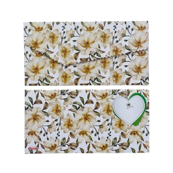 تصویر  پاکت پول طرح دار اکلیلی طرح 11