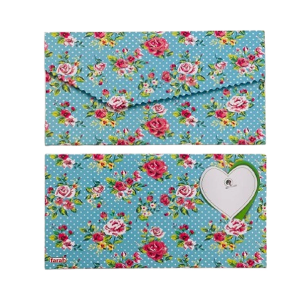 تصویر  پاکت پول طرح دار اکلیلی طرح 12