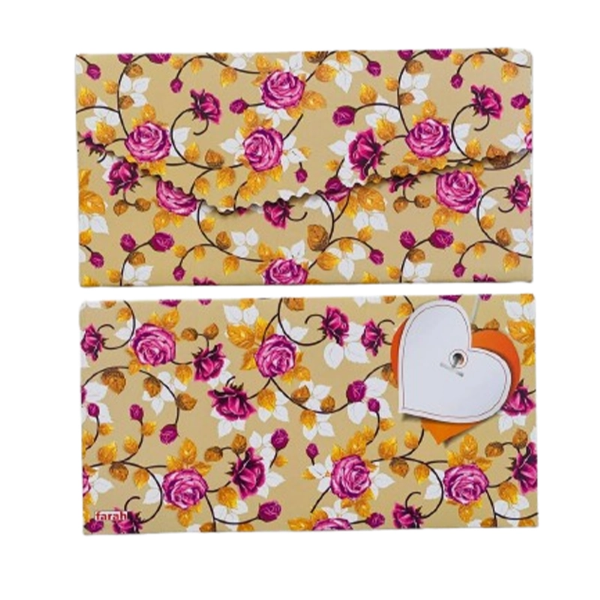 تصویر  پاکت پول طرح دار اکلیلی طرح 15