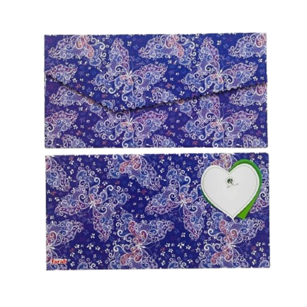 تصویر  پاکت پول طرح دار اکلیلی طرح 17