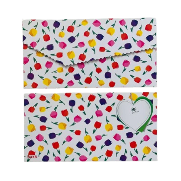 تصویر  پاکت پول طرح دار اکلیلی طرح 20