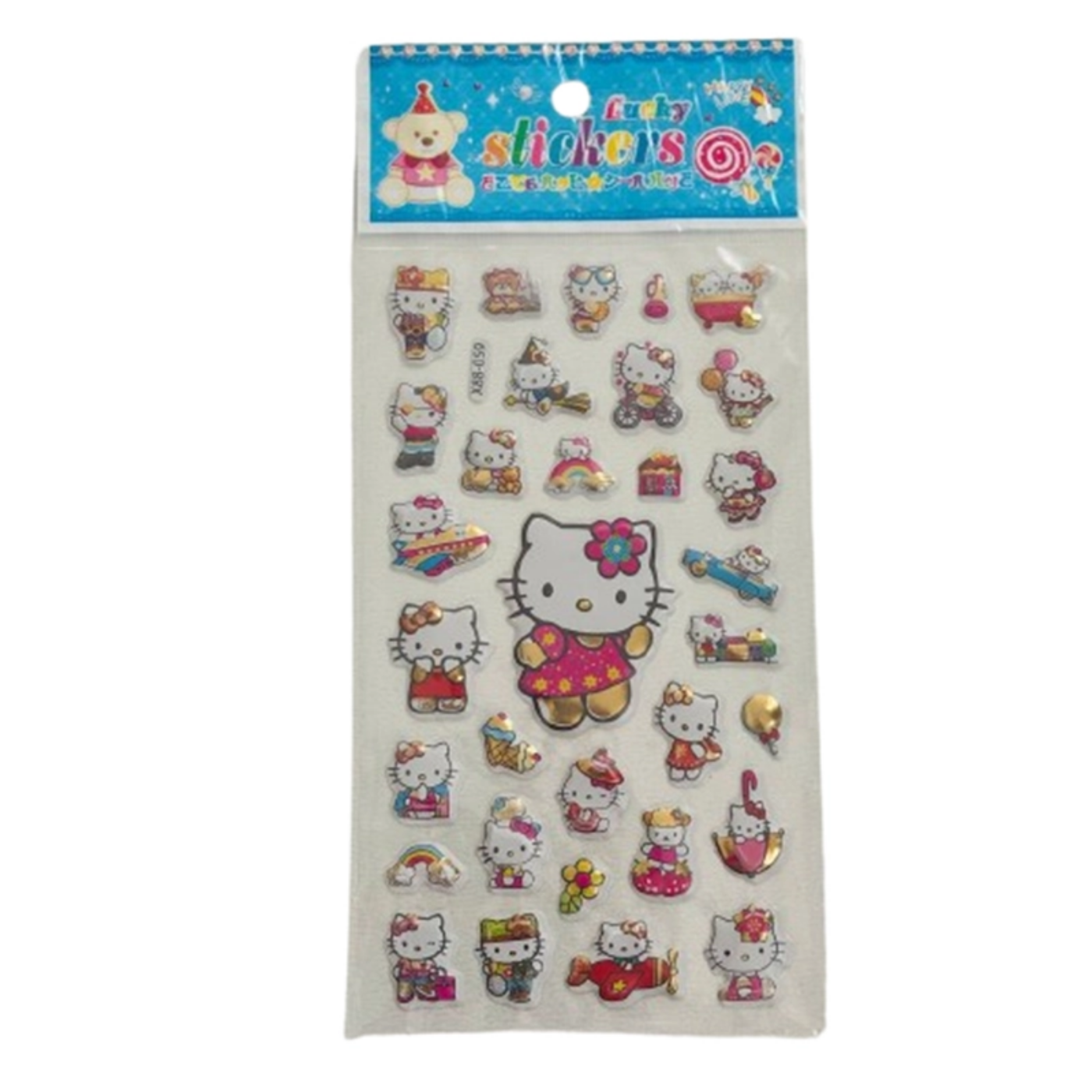 تصویر  استیکر 3 بعدی فانتزی طرح 10