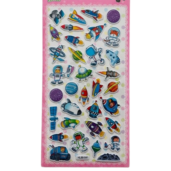 تصویر  استیکر 3 بعدی فانتزی طرح 15