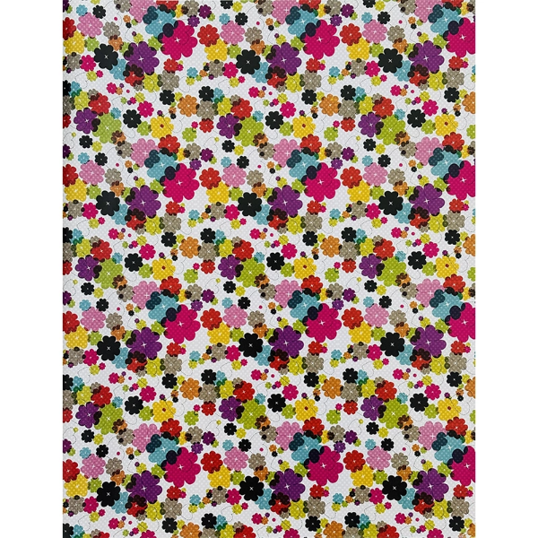 تصویر  کاغذ کادو فانتزی مدل گل طرح 3