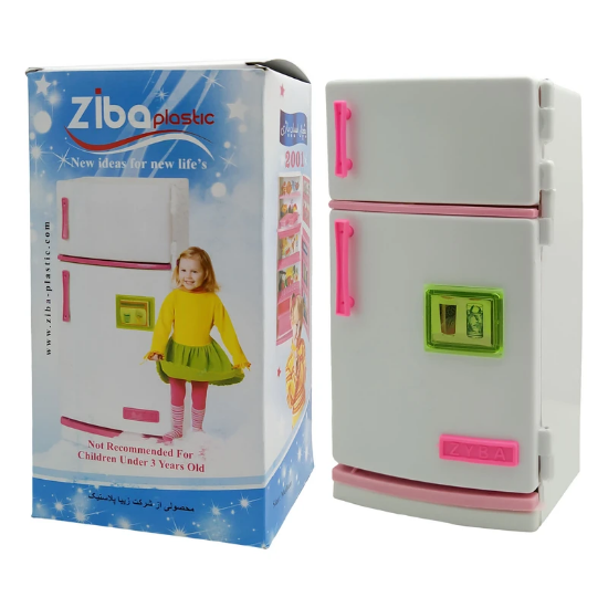 تصویر  اسباب بازی یخچال کوچک زیبا پلاست
